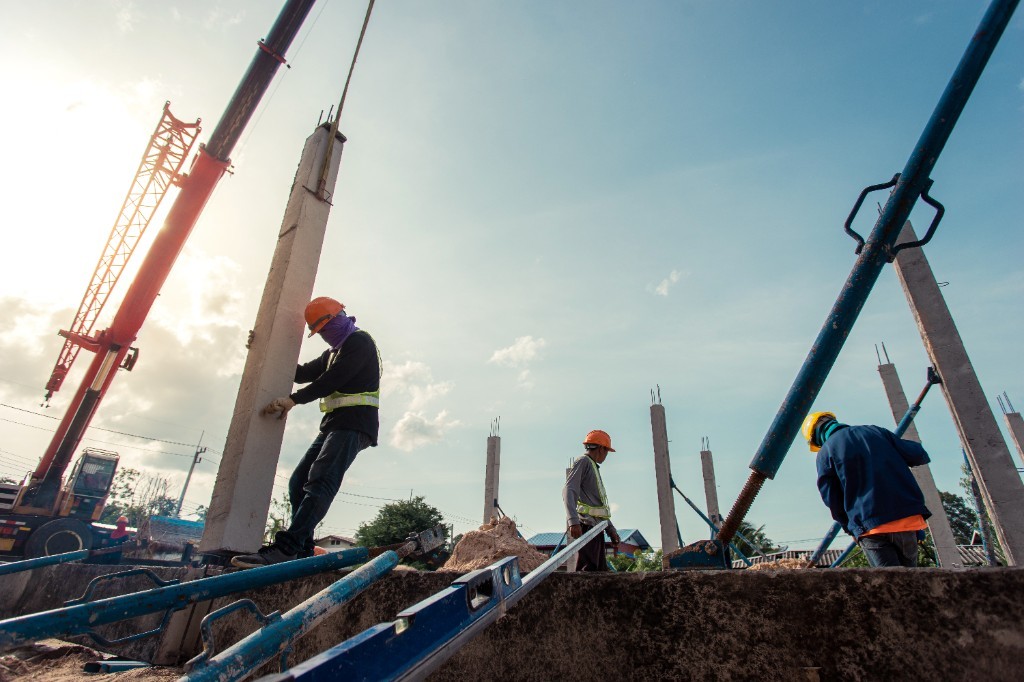 Obras comerciais e industriais